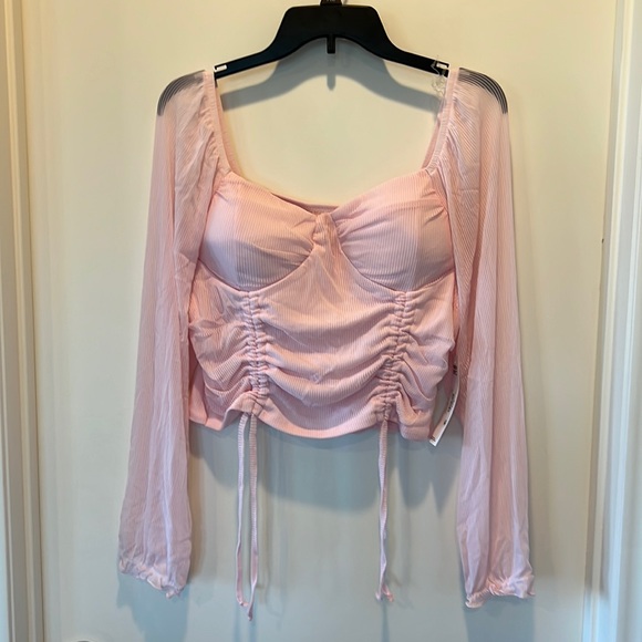 Madden NYC Light Pink Blouse - Picture 1 of 5